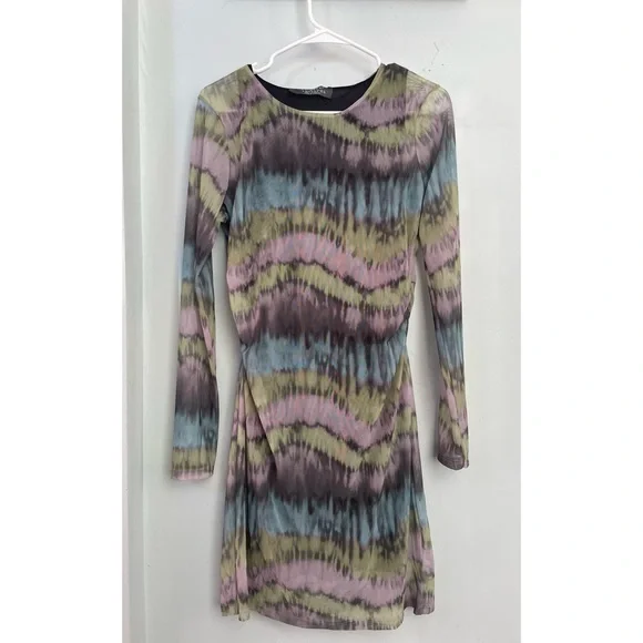Jersey Dress Primark Tie Dye Dress Priscilla Tie Dye Maxi Dress Blue/combo  Fashion Nova